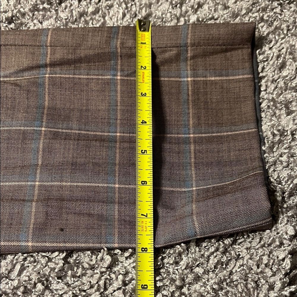 Joseph Abboud Men's Brown Plaid Pants - Picture 4 of 6